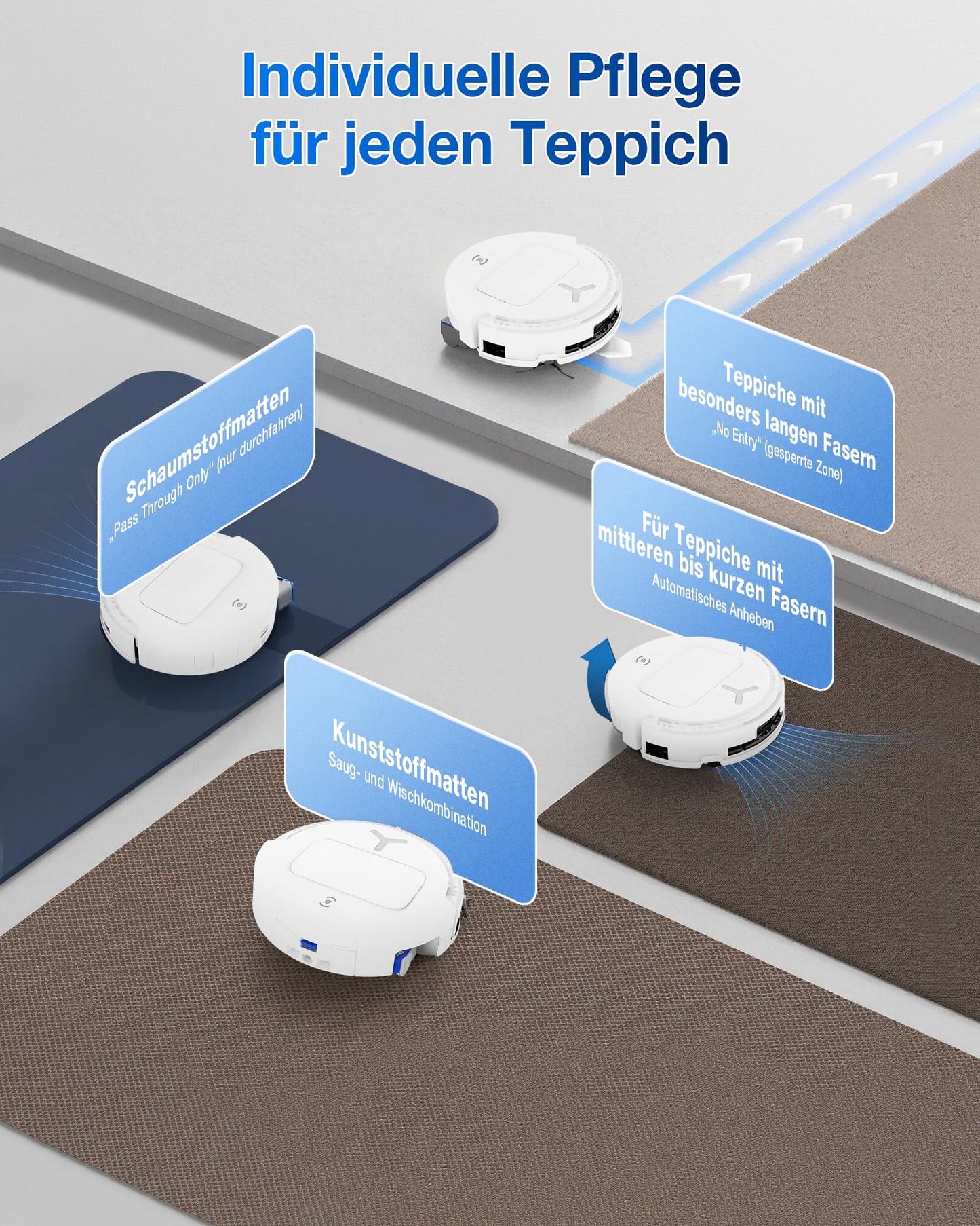 ECOVACS DEEBOT T80 Omni Saugroboter mit Wischfunktion & ZeroTangle 3.0